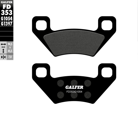 SET PLACUTE FRANA FATA/SPATE ARCTIC-CAT 250/366/400/500/700/1000 SINTER / CARBON [3]