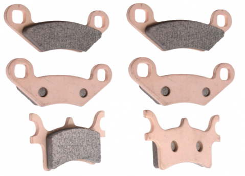 Sistem franare - SET PLACUTE FRANA FATA/SPATE POLARIS SCRAMBLER 500 05-12 / SPORTSMAN 400,450,500,600,700,800 03-16