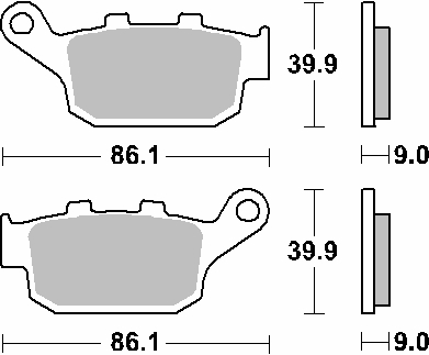 SET PLACUTE SPATE HONDA CBR250/300/500/650, CB500/650, CRF1000 SPATE [1]