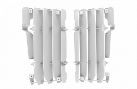 Radiatoare - SET PROTECTII RADIATOARE YAMAHA YZ125/250 06-17  PLASTIC ALB