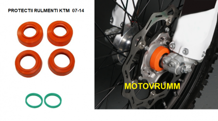 Set protectii rulmenti roata fata/spate KTM EXC/SX/SX-F/EXC-F '07-'14