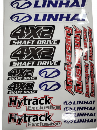 Stickere (abtibilde) - SET STICKERE ATV LINHAI ANNIVERSARY