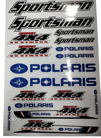 Stickere (abtibilde) - SET STICKERE ATV POLARIS SPORTSMAN 4X4