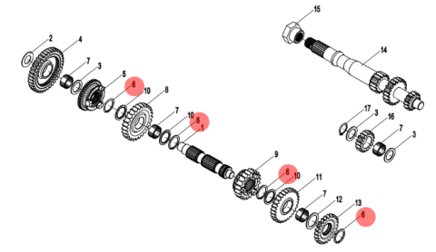 SIGURANTA AX CUTIE VITEZE LINHAI 500/M565/570 / CFMOTO ATV/UTV/SSV 07-26 [3]