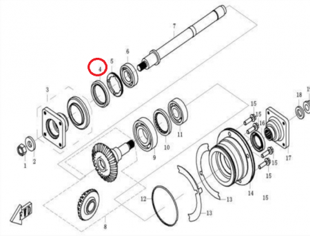 SIMERING CFMOTO TRANSMISIE-MOTOR 0180-060007 [1]
