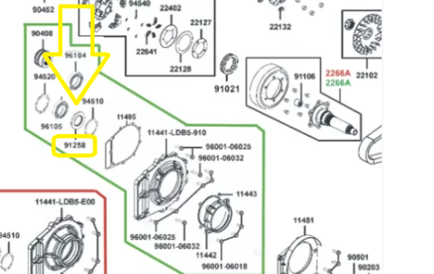 SIMERING OALA AMBREIAJ KYMCO MXU 500/550/700, UXV 450/500/700 [1]