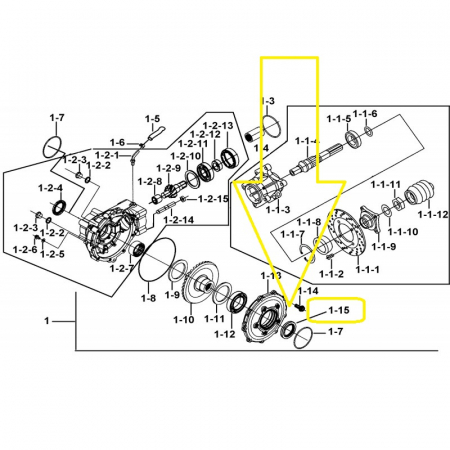 SIMERING PLANETARA SPATE TGB TARGET / BLADE 425 / 550 / 600 [2]