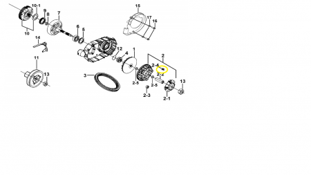 SLIDER /GHIDAJ VARIATOR TGB BLADE 600  /  TARGET 600 [2]