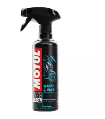 Scule / Intretinere - Solutie curatare fara apa MOTUL MC CARE E1 Wash & Wax 400ml