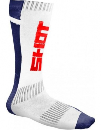 Echipament - Sosete Moto Blue Red Shot 47-50