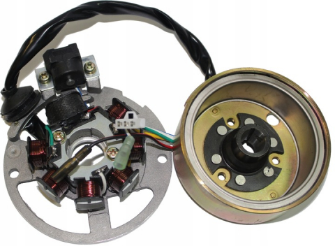 Aprindere - STATOR CU VOLANTA APRILIA AMICO, AREA 51, GULLIVER, RALLY, SCARABEO, SONIC, SR; CHIŃSKI SKUTER/MOPED/MOTOROWER/ATV 2T; MALAGUTI F10, F10 WAP, F12, F12R 50