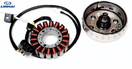 STATOR + MAGNETOU LINHAI 300 T3B / 400 E4 [1]