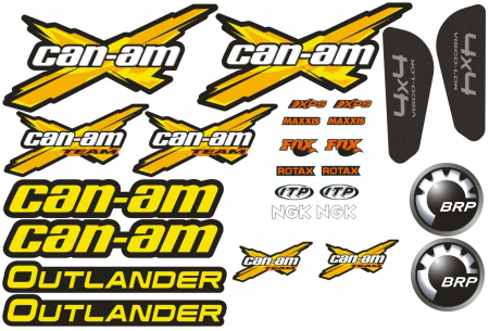 SET STIKERE CAN-AM OUTLANDER [2]