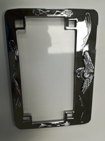 SUPORT NUMAR MOTO CROMAT 12CM X 18CM [1]