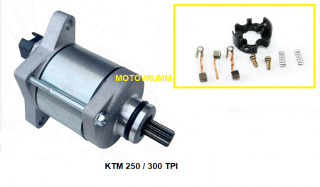 KIT REPARATIE ELECTROMOTOR  KTM TPI 250-300 PLATOU CU CARBUNI