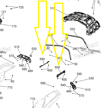 SUPORT PRINDERE PORTBAGAJ SPATE CAN-AM OUTLANDER G2 [2]