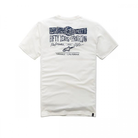 Echipament - TRICOU ALB ALPINSTAR XL