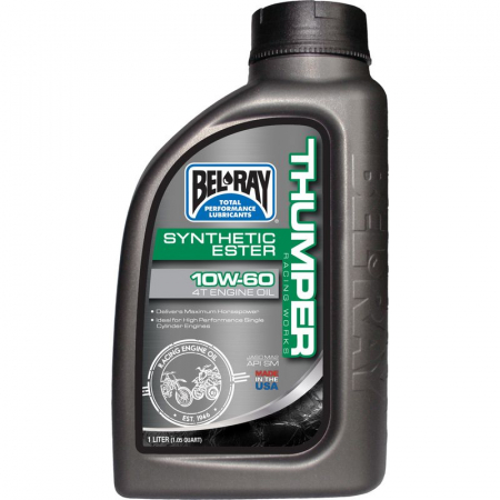 Ulei si Spray - ULEI DE MOTOR BEL-RAY THUMPER RACING WORKS SYNTHETIC ESTER 10W60 1L