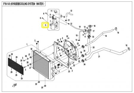 VAS EXPANSIUNE CFMOTO CFORCE 800 / 820 2013-2018 [1]