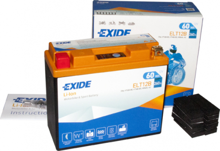 Baterie Litiu-ion/Pornire EXIDE 12V 5Ah 260A L+ Fără întreținere 150x65x130mm [1]