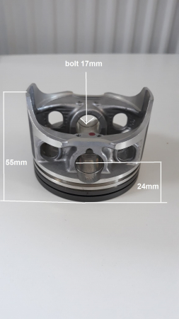 PISTON ADLY HERCULES 300 74MM BOLT 17MM [4]