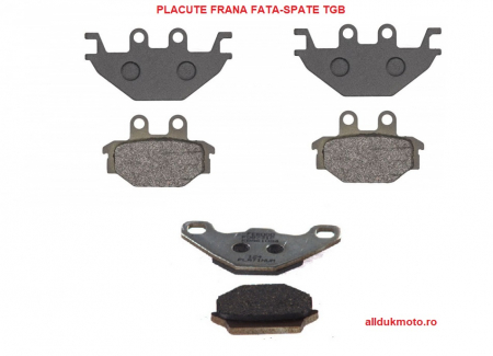 Sistem franare - SET PLACUTE FRANA FATA-SPATE TGB BLADE 425/550/525 MODEL 3 ETRIERE