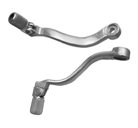 PEDALA SCHIMBATOR KTM EXC SX 250 350 450 1998-2015 ARGINTIE ORANGE VARF OTEL ARGINTIU