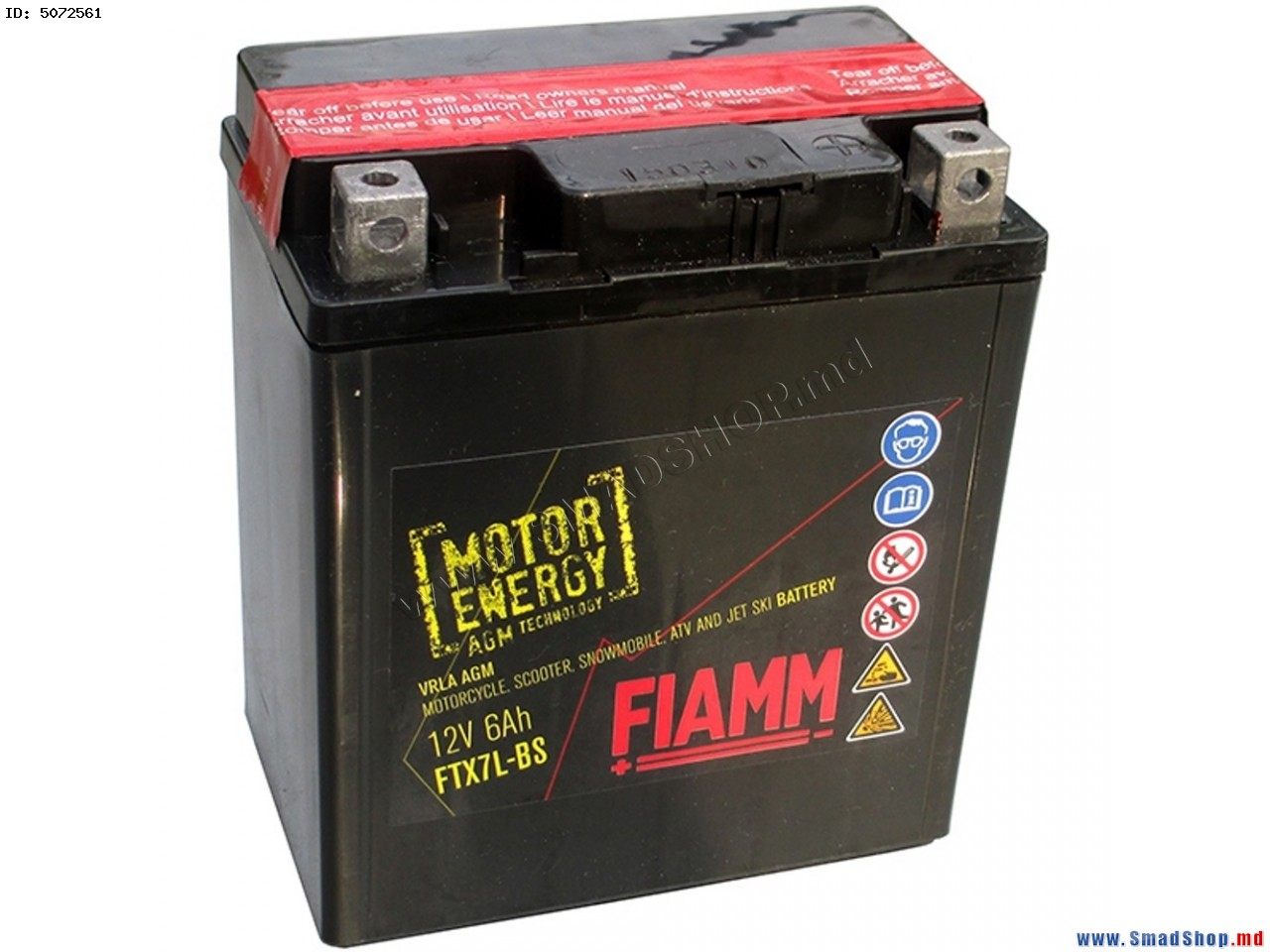 Battery JMT YTX16-BS-1 gel 12V-14Ah