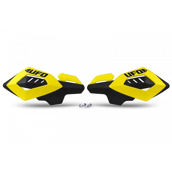 SET HANDGUARD UNIVERSALE ATV , QUAD , MOTOCROSS PRINDERI 22MM ( INTR-UN PUNCT ) Galben/Negru