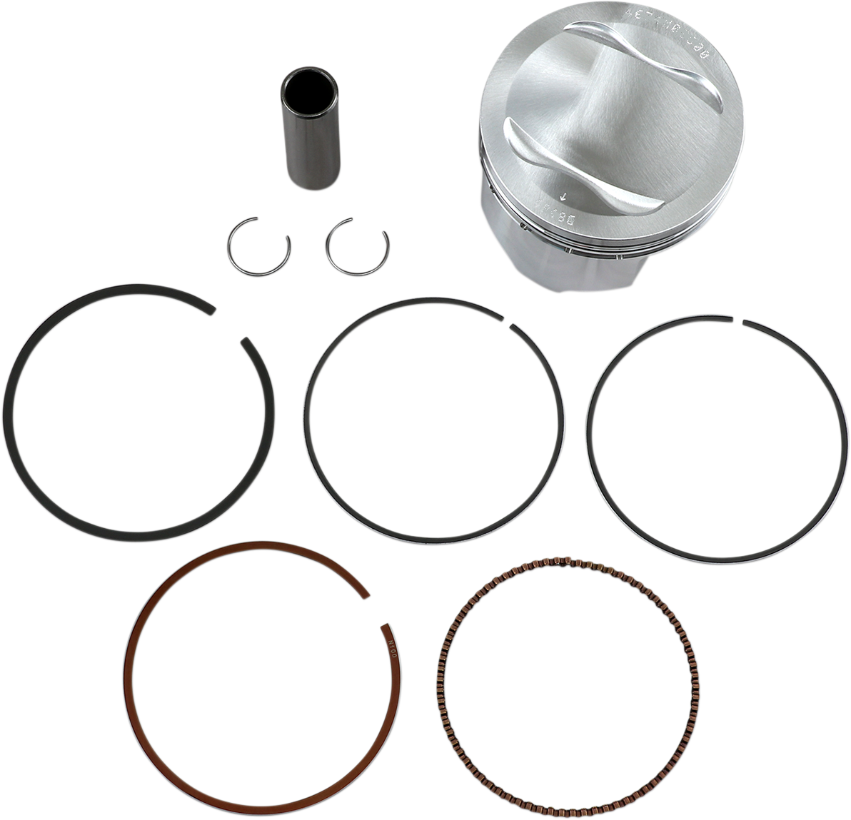 ItalyRacing 87.00mm Piston Kit For Yamaha XT350 TT350 – +1.00mm Oversize | 19mm Pin, Rings Included