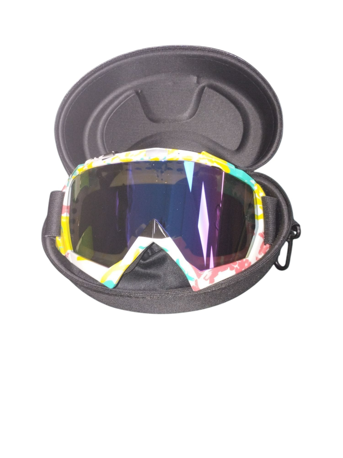 OCHELARI PROTECTIE MOTOCROSS ATV CU STICLA FUMURIE UNIVERSALI +TOC OCHELARI MULTICOLOR
