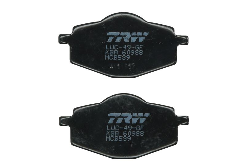 PLACUTE FRANA YAMAHA TDR 50 88-02, DT 80 85-97, DT 125 82-06, TDR 125 93-02, XT 350 85-95, XT 500 85-95, XT 500, 787-603 XTZ 660 91-95 TRW