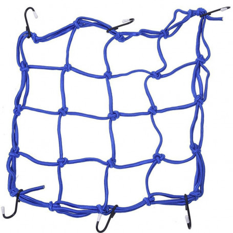 PLASA TRANSPORT BAGAJE CASCA - ELASTICA 6 CARLIGE 40X40 CM CARGO ALBASTRU .