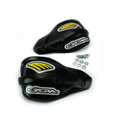 SET PLASTICE PENTRU HANDGUARD CYCRA CU SURUBURI INCLUSE DIVERSE CULORI NEGRU