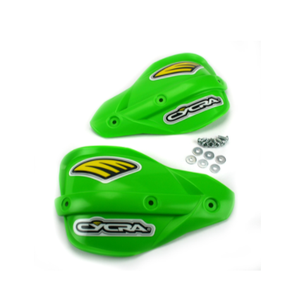 SET PLASTICE PENTRU HANDGUARD CYCRA CU SURUBURI INCLUSE DIVERSE CULORI VERDE