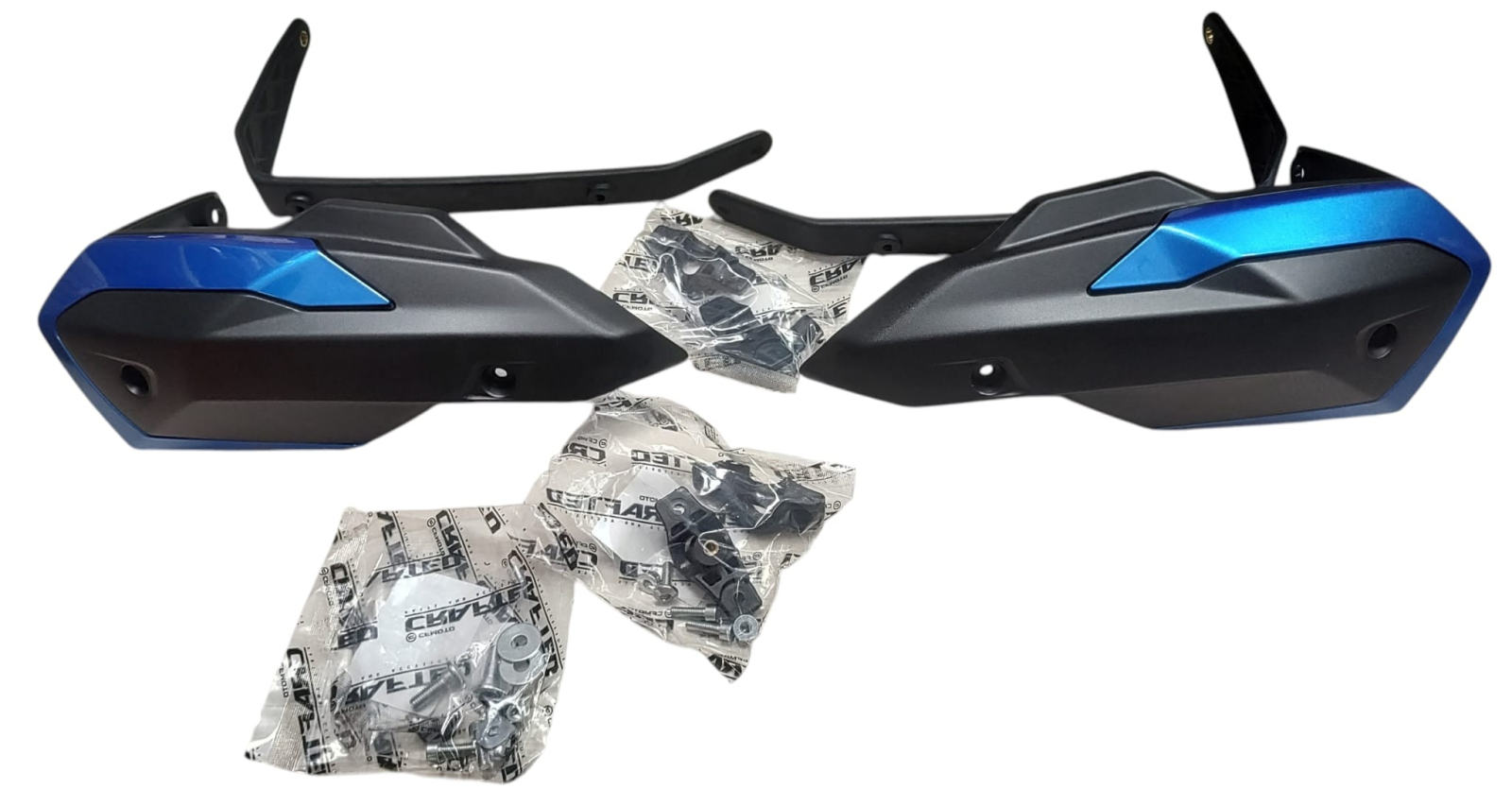 SET COMPLET HANDGUARD + KIT PRINDERI GHIDON CFMOTO ATV CFORCE 2007- 2025 Royal Blue
