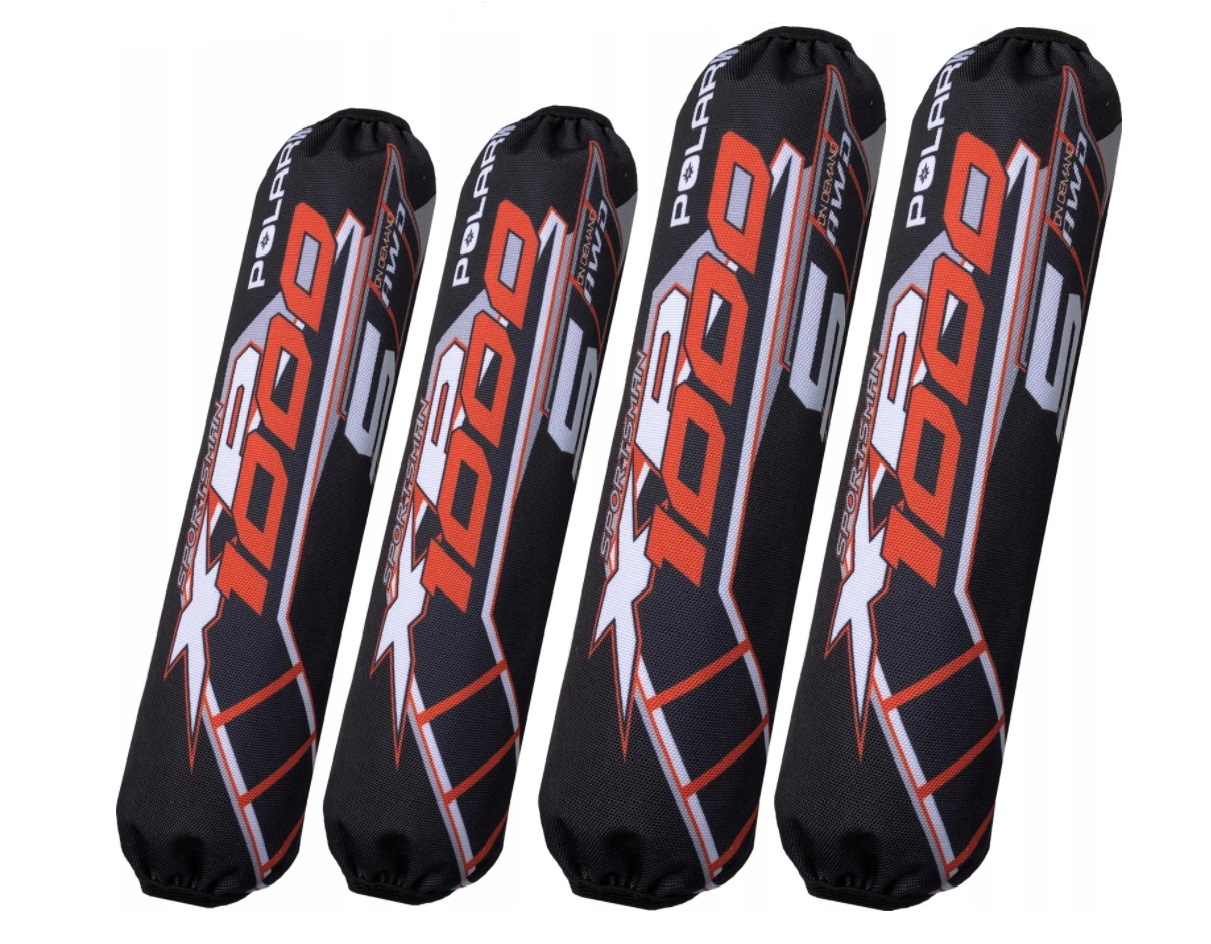 SET HUSE AMORTIZOARE PROTECTIE POLARIS SPORTMAN 1000 XP 1000 NEGRU - ORANGE