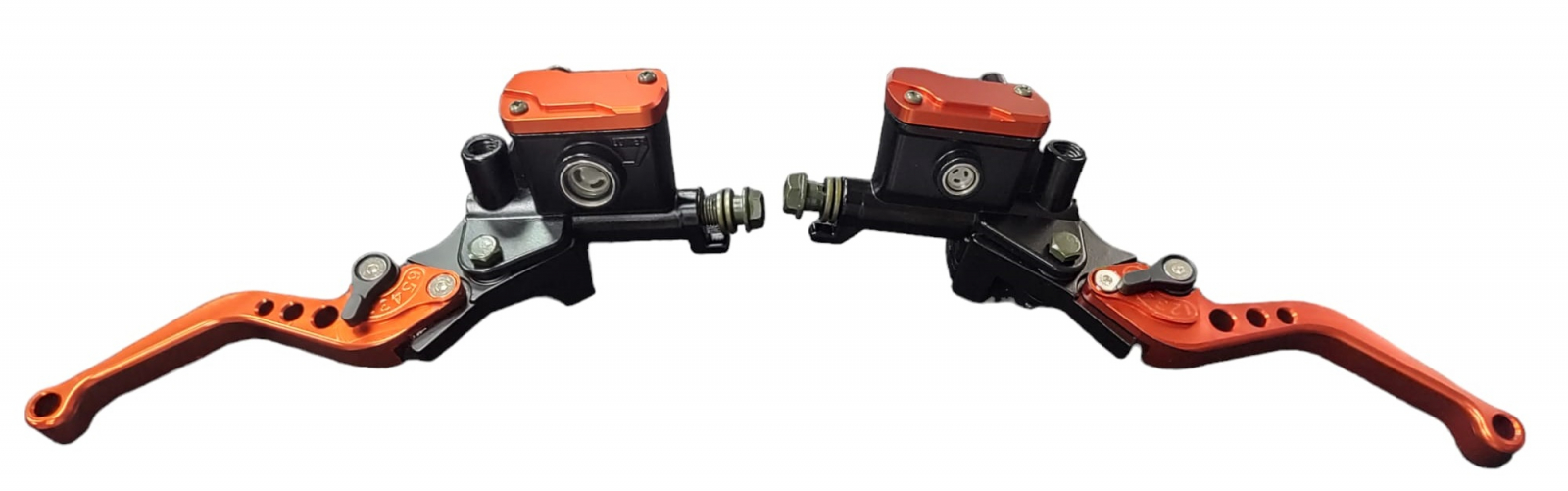 SET MANETE HIDRAULICE UNIVERSALE AMBREIAJ+FRANA ( FRANA + FRANA ) ORANGE