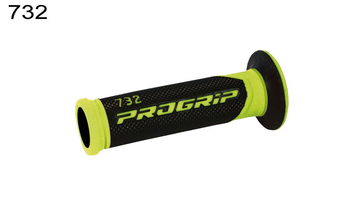 SET MANSOANE MOTOCROSS UNIVERSALE PROGRIP PG732 PG732 - 299 VERDE VERDE DESCHIS