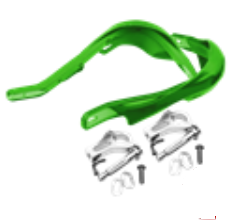 SET PROTECTII MAINI (HANDGUARD) CU INSERTIE ALUMINIU ALBASTRU NEGRU ROSU VERDE ORANGE VERDE