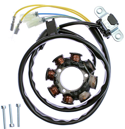STATOR HONDA CRF 250 2004-2009, CRF 450 2001-2009 CU IESIRE LUMINI