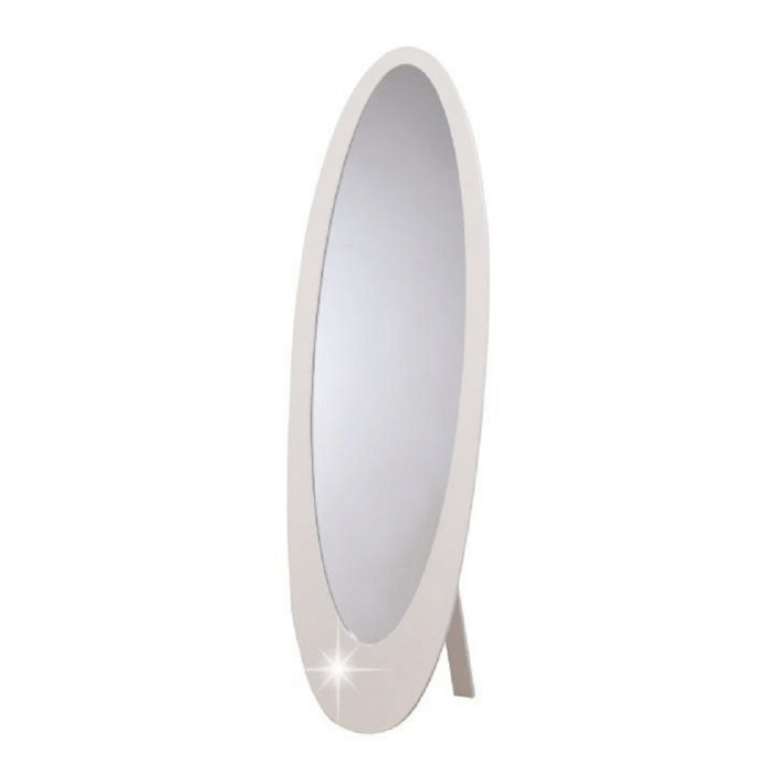 Oglindă, strălucire albă, MDF rama, SASKIA [1]