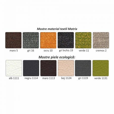 Taburet, material textil Matrix 17 gri, SANTIAGO [1]