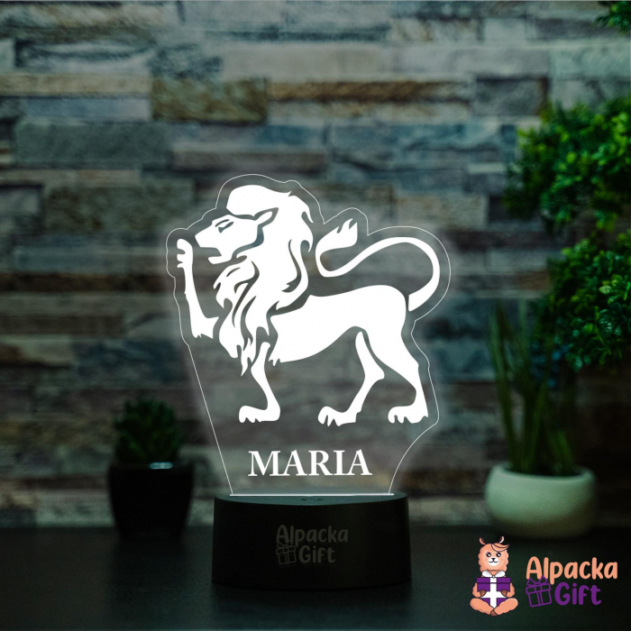 Lampă 3D Zodia Leu [2]