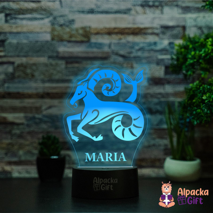 Lampă 3D - Zodia Capricorn [2]