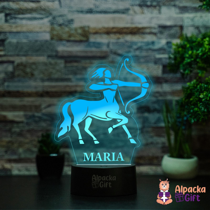 Lampă 3D Zodia Săgetător [2]