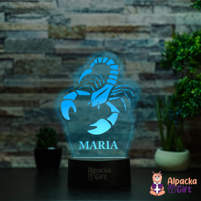 Lampă 3D Zodia Scorpion [2]
