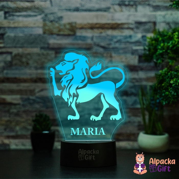 Lampă 3D Zodia Leu [3]