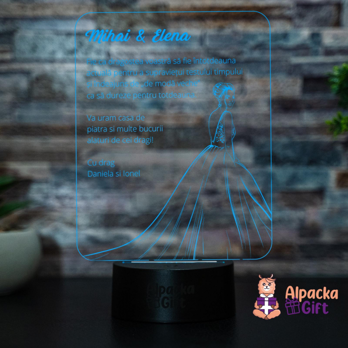 Lampa 3D Mireasa [2]