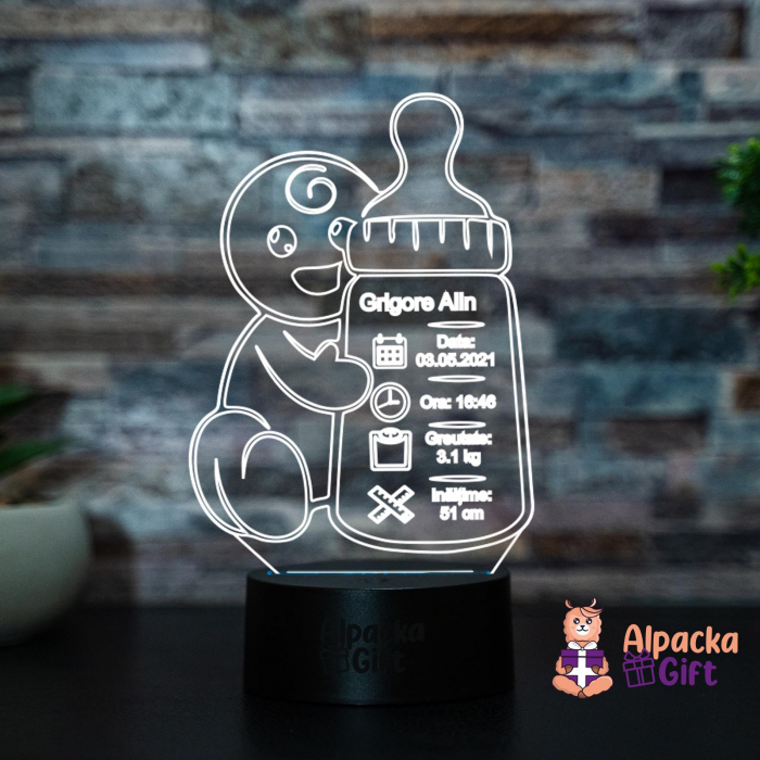 Lampa 3D Biberon [3]